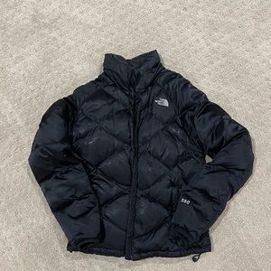 Northface 550 Puffer Jacket (hoodless) Black